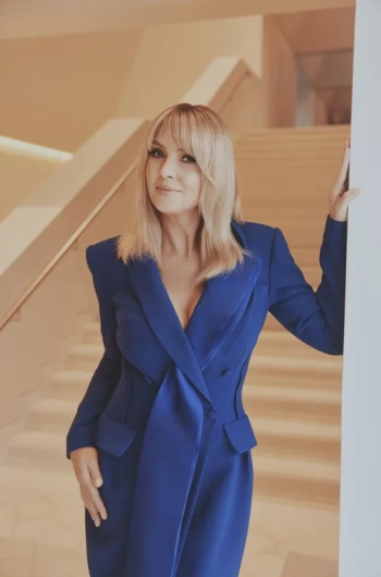Viola Piekut - KW23_granatowy kombinezon - Suknie wieczorowe 2023