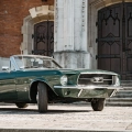 Zielony Mustang 1967 do ślubu