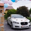 Auto do slubu Jaguar na wesele Wynajem auta