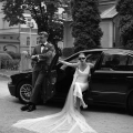 Classy wedding car