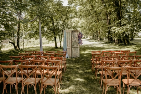 ścianka do zdjęć — Folwark Bardo — Sala weselna · Września
