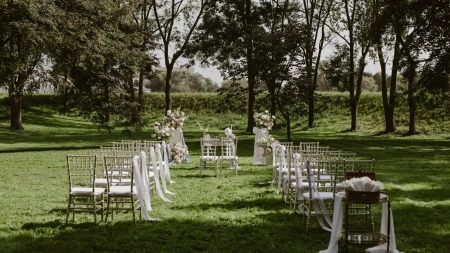 ślub w plenerze — Zamek Chałupki — Sala weselna · Chałupki