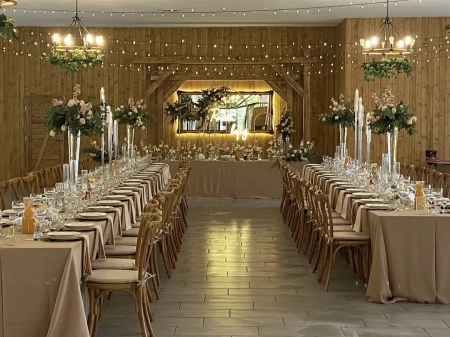 girlandy świetlne — Szlachecki Dwór — Sala weselna · Iwanowice
