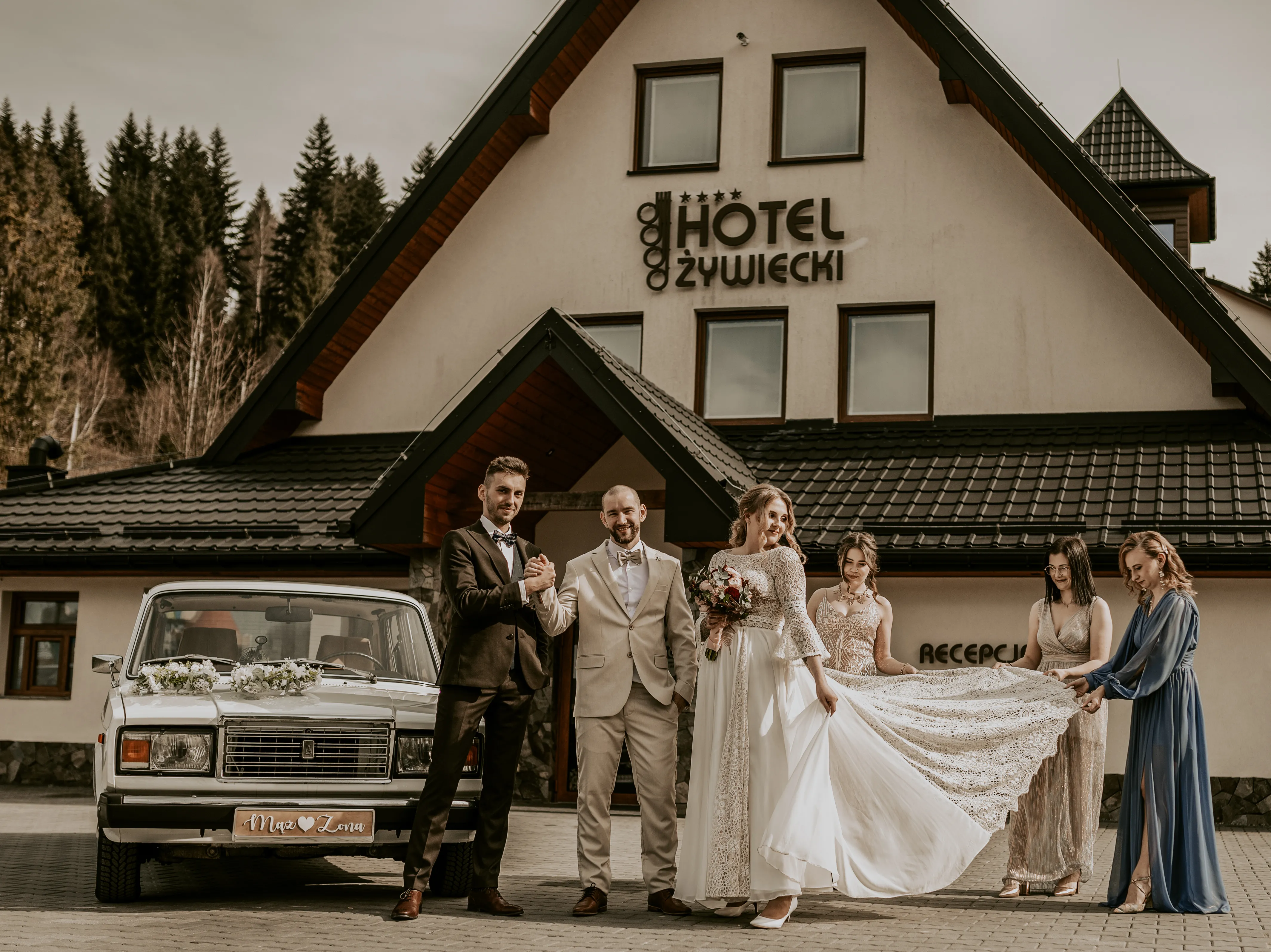 Zdjęcie inspiracji ślubnej — Hotel Żywiecki Sala Bankietowa Przyłękówka