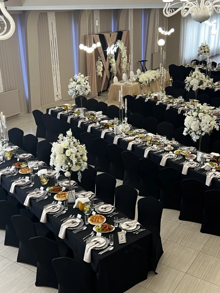 aranżacja stołu — Restauracja FUEGO — Sala weselna · Radom