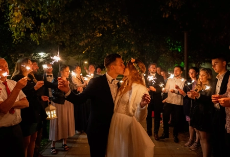zimne ognie — Kinga Szymerowska - fotografia ślubna — Fotograf ślubny · Szczecin