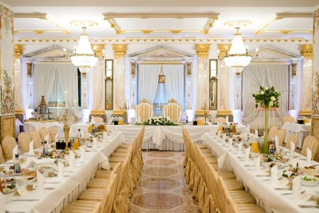stół pary młodej — Hotel Książę Poniatowski — Sala weselna · Łazy