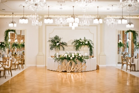 stół pary młodej — VILLA SERENADA — Sala weselna · Osiek Małopolskie