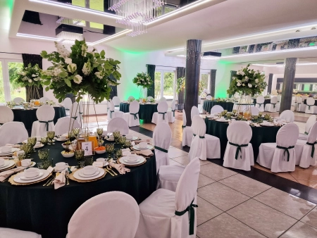 butelkowa zieleń — Hotel Podróżnik — Sala weselna · Środa Wielkopolska