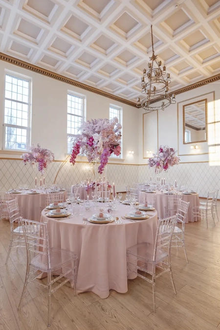 pudrowy róż — JACHTOWA Hotel i Restauracja — Sala weselna · Szczecin