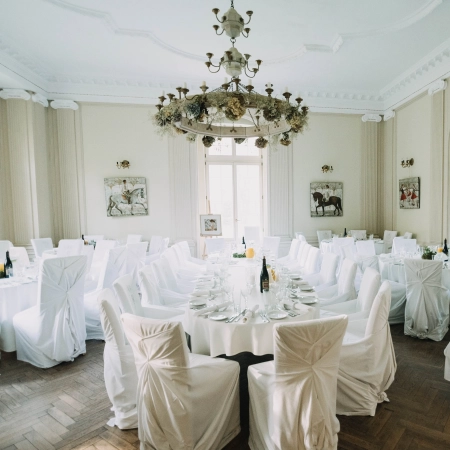 aranżacja stołu — Pałac Grąbkowo/Schloss Grumbkow — Sala weselna · Słupsk