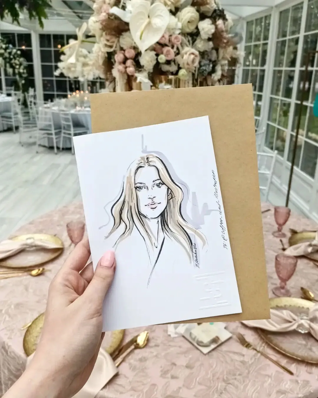 Zdjęcie inspiracji ślubnej — Draw Me Tender | Live Art