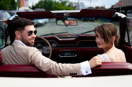 auto do ślubu — JR Foto Video Jacek Narloch — Kamerzysta na wesele · Gdynia