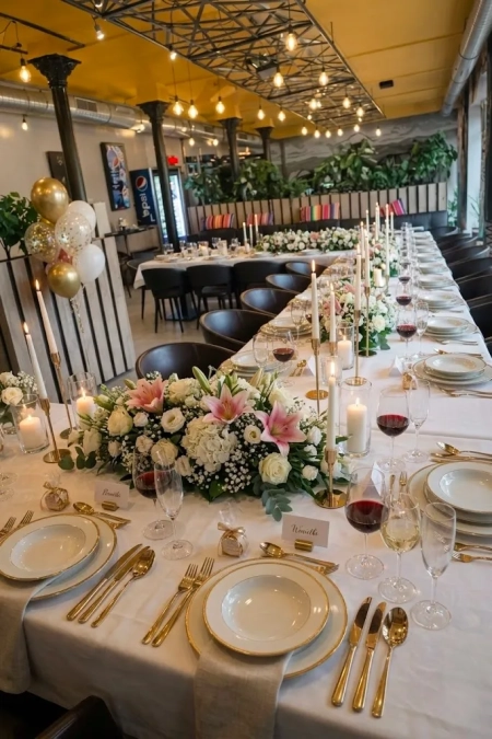 świece — California Restaurant - Przyjęcia okolicznościowe — Sala weselna · Tarnowskie Góry
