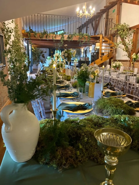 aranżacja sali — Atelier Marzeń — Dekoracje ślubne · Siedlce