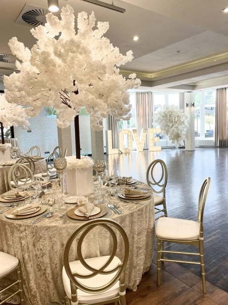 aranżacja stołu — JJ Wedding&Decor — Dekoracje ślubne · Niepołomice