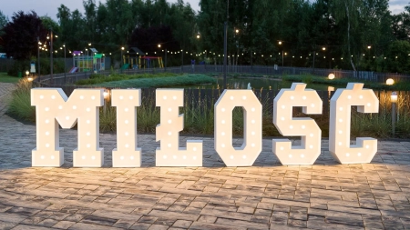 girlandy świetlne — Artis Loft Hotel**** — Sala weselna · Radziejowice