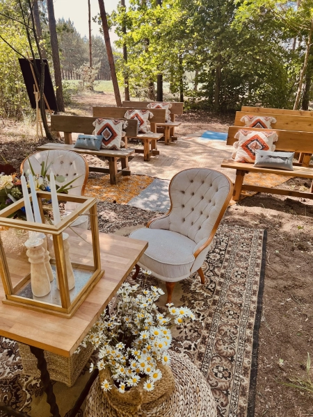 ślub w plenerze — Zacisze Pod Sosnami - Wiata Weselna — Sala weselna · Augustów