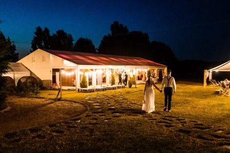 girlandy świetlne — Dworek Szczere Pole — Sala weselna · Wierzchowo