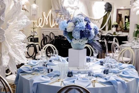 błękit — JJ Wedding&Decor — Dekoracje ślubne · Niepołomice