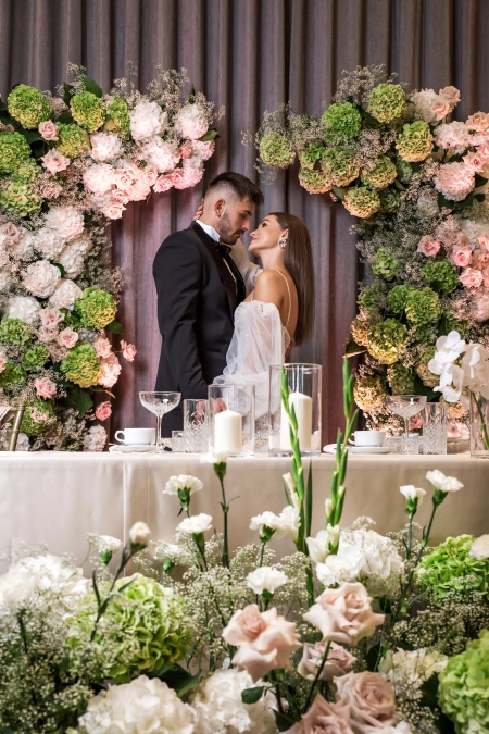 stół pary młodej — Hotel Hugo — Sala weselna · Kędzierzyn-Koźle