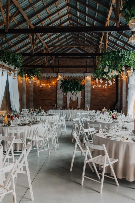 girlandy świetlne — Siedlisko Polanka — Sala weselna · Mińsk Mazowiecki